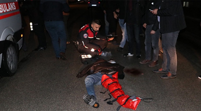 Alkol aldı polise çarpıp kaçtı