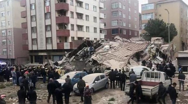 Çöken bina ile ilgili flaş açıklama