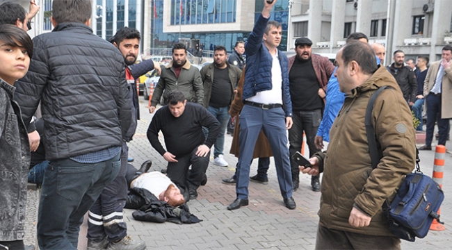 Gazeteci adliye çıkışında saldırı sonucu yaralandı