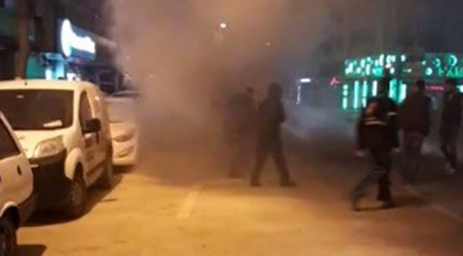 Vatandaşlar yangını söndürdü