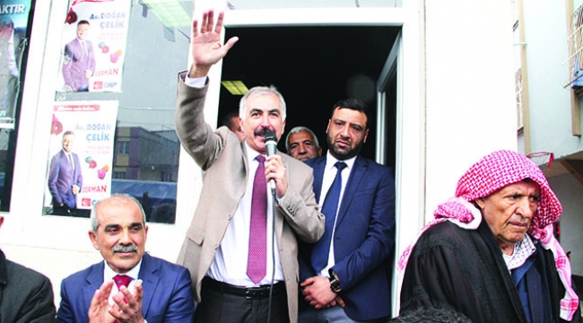 Çelik: Hizmet için geliyoruz