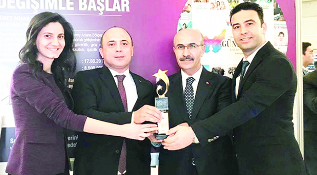 Güney Adana Kalkınma Programı'na ödül