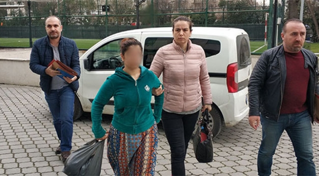 Hamile yankesici yakalandı