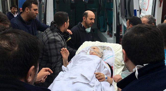 Hastanede korkutan yangın