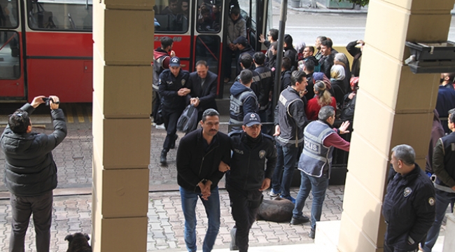 FETÖ zanlısı 54 eski polis adliyede