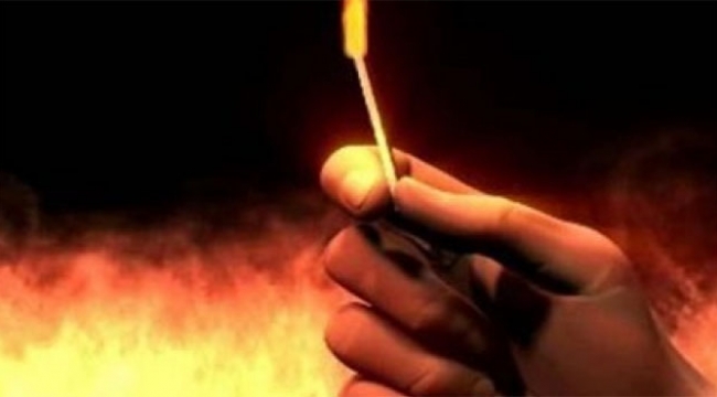 Kiraladığı aracı kundakladı