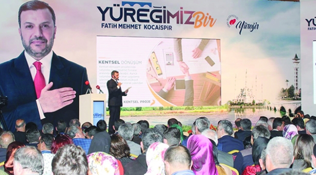 Kocaispir projelerini açıkladı