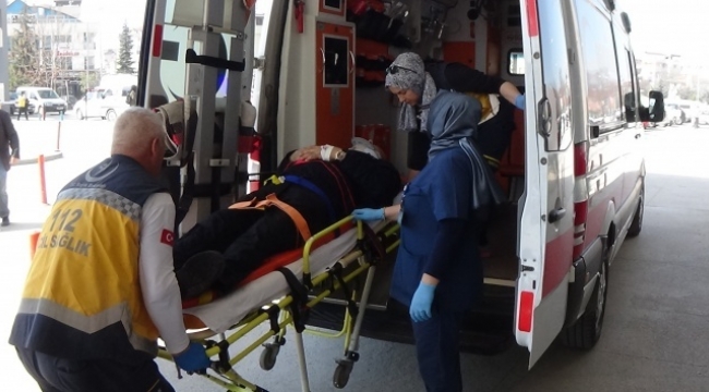 Merdivenden düşerek hastanelik oldu