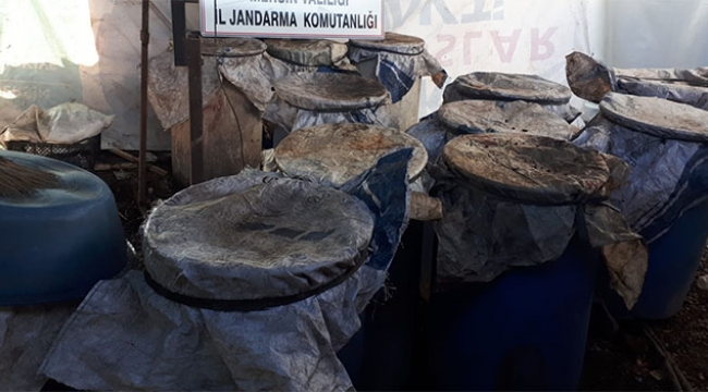 3 bin litre kaçak içki imha edildi
