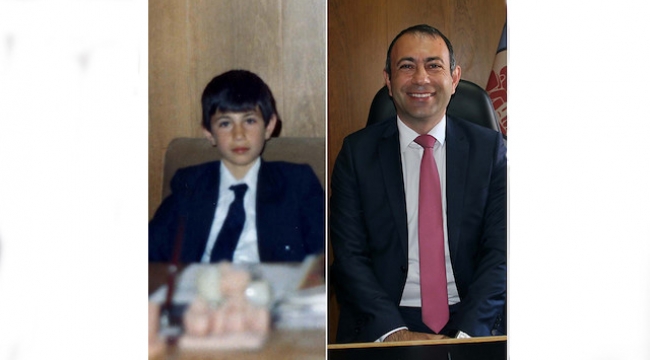 32 yıl önce çocuk iken oturduğu koltuğa, belediye başkanı olarak döndü