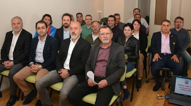 Adana Tabip Odası ara genel kurulu yapıldı