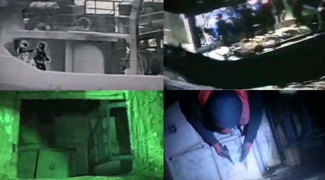 Bakanlık 5 ton uyuşturucu ele geçirdiği operasyonun görüntülerini paylaştı