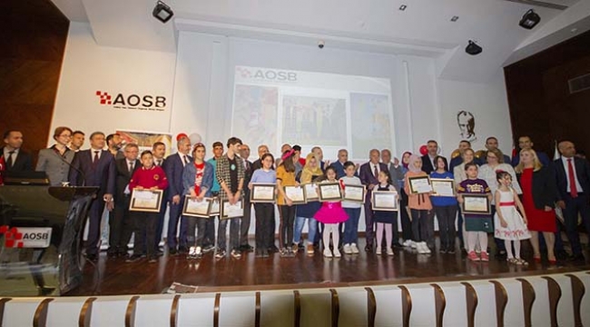 Çocuklar sanayiyi resimlerle anlattı