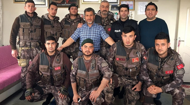 Özel harekat polisleri şehit arkadaşlarını unutmadı