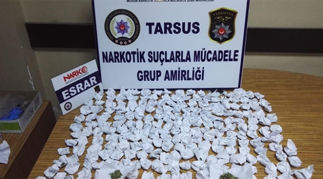 Tarsus'a uyuşturucu darbesi