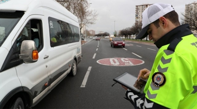 Ülke genelinde eş zamanlı trafik denetimi