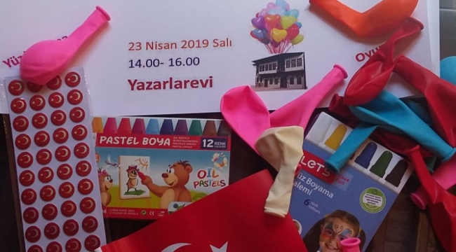 Yazarlarevi 23 Nisan coşkusuna hazır