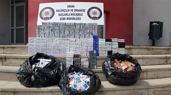 5 bin 490 paket kaçak sigara ele geçirildi