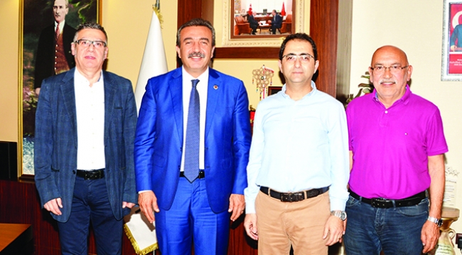 Başkanlarla görüştüler