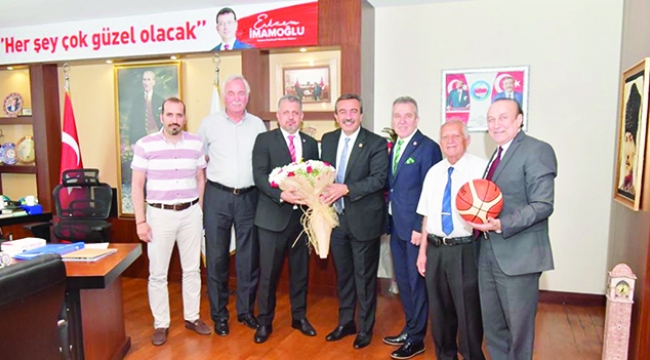 Çetin'den basketbola destek