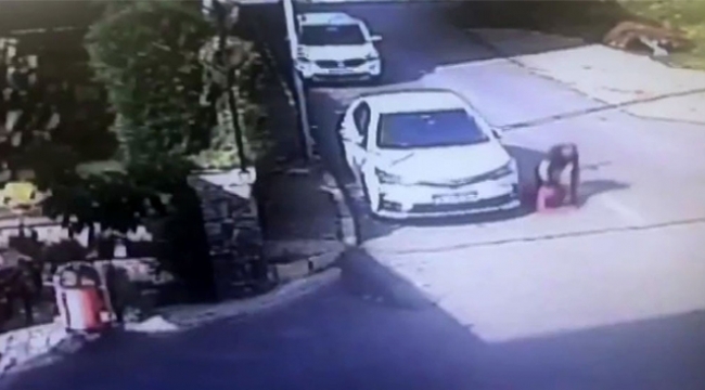 Erik çekirdeği atan çocuğu darp eden sürücü serbest bırakıldı