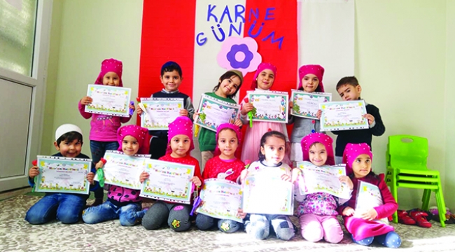 İlk karne heyecanı