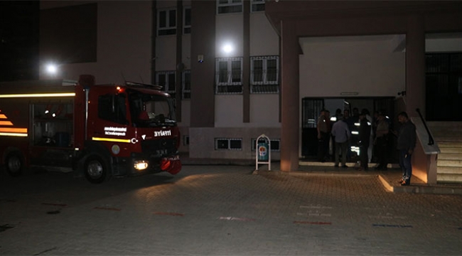 İlkokulda korkutan yangın
