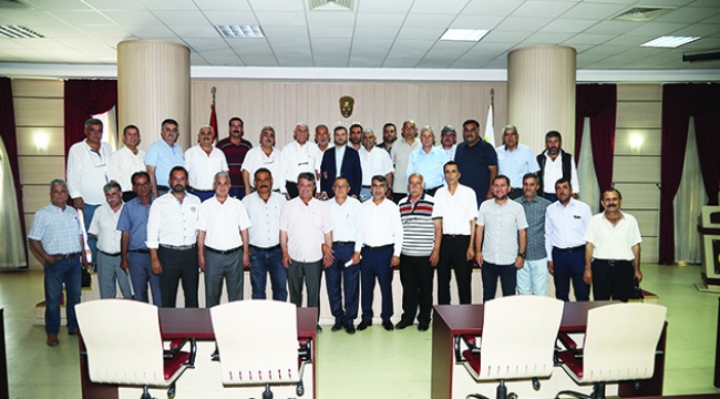 Muhtarlardan Kocaispir'e ziyaret