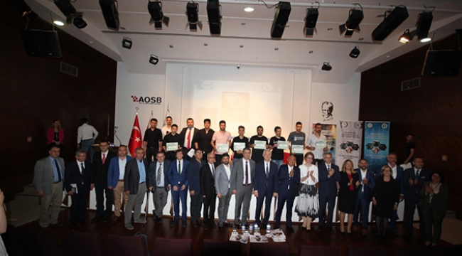 ‘Sanayiye Uygulanabilir Öğrenci Proje Yarışması’ ödülleri sahiplerini buldu
