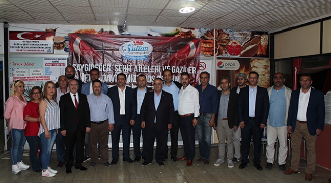 Şehit ve gazi aileleri iftarda buluştu