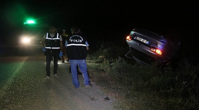 Takla atan aracın içinden fırlayan kadın hayatını kaybetti