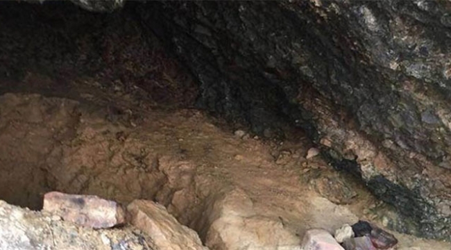 Teröristlere ait mağara imha edildi