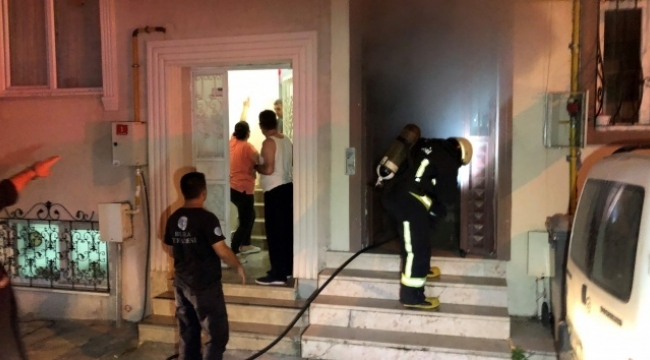 Apartmanda doğal gaz patlaması
