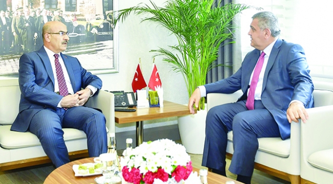 Büyükelçi Cengiz'den Vali Demirtaş'a ziyaret