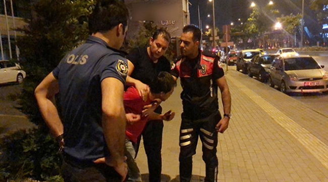 Dışarda darp edildi, acısını çorbacılardan çıkardı