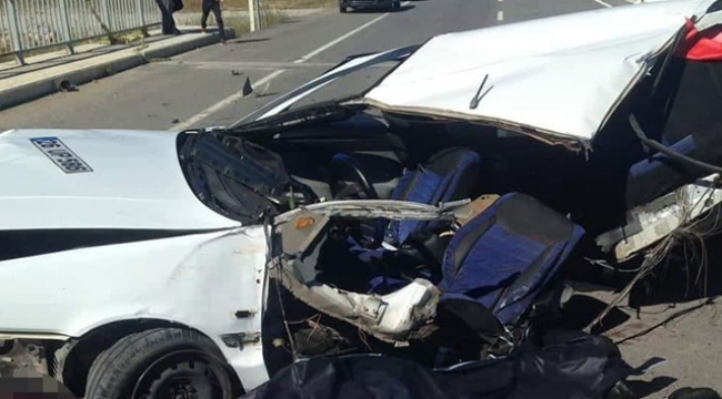 Düğün dönüşü feci kaza: 2 ölü, 3 yaralı