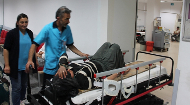 Minibüs devrildi: 11 yaralı
