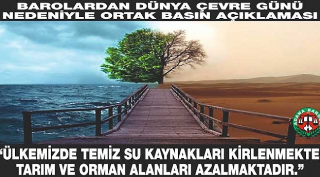 ‘Ülkemizde temiz su kaynakları kirlenmekte’