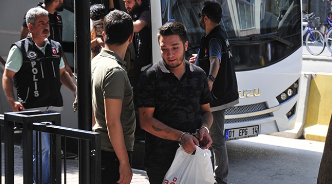 Uyuşturucu zanlısı 14 kişi adliyeye sevkedildi
