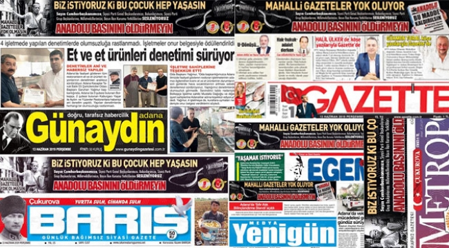 Yargı Reformu Paketi’ne Adana yerel basınından tepki