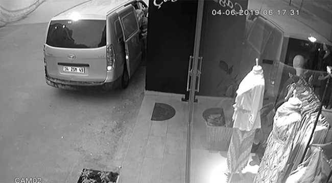 2 buçuk dakikada 500 bin liralık soygun