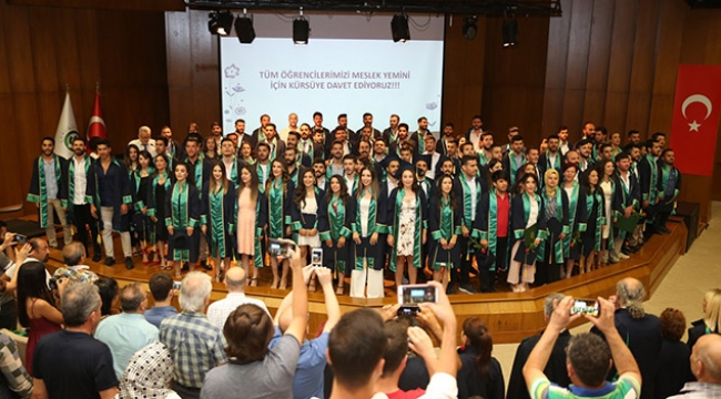 ÇÜ BESYO mezunlarını uğurladı