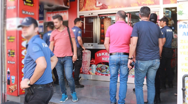 Esnaflar arasındaki kavgaya polis müdahale etti