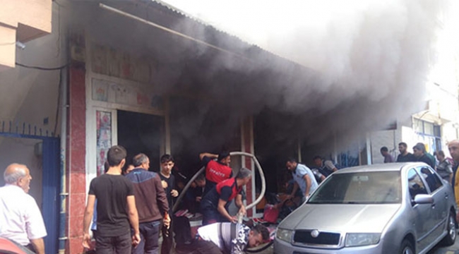İş yerinde yangın paniği