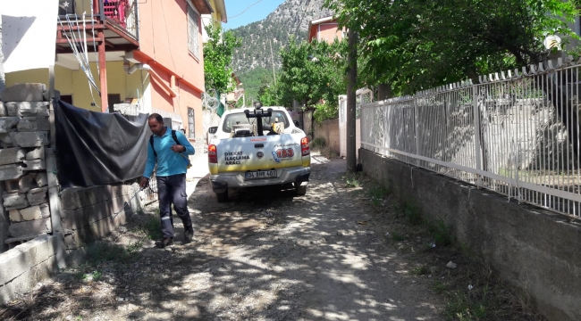 Pozantı’da yoğun ilaçlama gerçekleştirildi