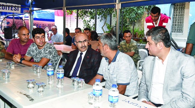 Şehit için dua ettiler