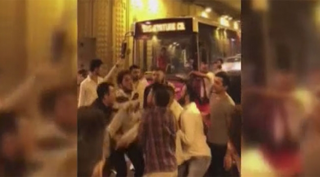 Tünel kapatıp havaya ateş açtılar