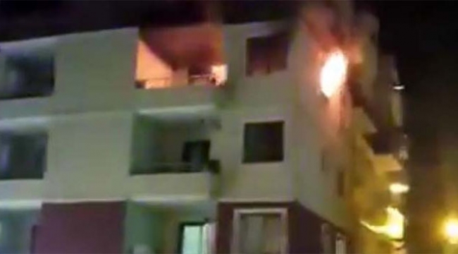Tüp bomba gibi patladı