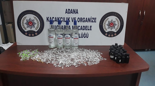 Adana'da kaçak içki operasyonu