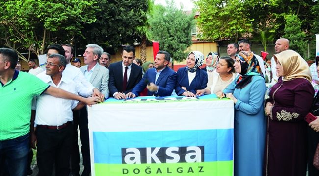 Dadaloğlu Mahallesi doğalgaza kavuştu